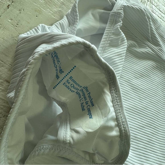 Andie Swim the Havana Rib One Piece Swimsuit NWT size Large TALL in White - Picture 5 of 9